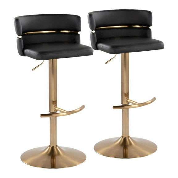LumiSource Cinch Adjustable Barstool - Set of 2