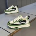 thumbnail image 5 of [Thick-Sole Athletic Sneakers] Men's Thick-Sole Athletic Sneakers Compatible for, & Daily Wear - Lace-Up Low-Top Shoes with Cushioned PVC Sole, Upper & Retro Style - Minimalist Outdoor/Urban Footwear, 5 of 9