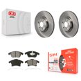 thumbnail image 1 of Transit Auto Front Disc Brake Rotors and Semi-Metallic Pads Kit for Car 2017-2020 Lincoln MKZ 2.0L K8S-104155, 1 of 11