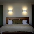 thumbnail image 3 of Luz de pared LED de 8w, blanco cálido, aluminio de 3000k, moderna para sala de estar, dormitorio, pasillo, escalera (blanco cálido-8w), 3 of 5