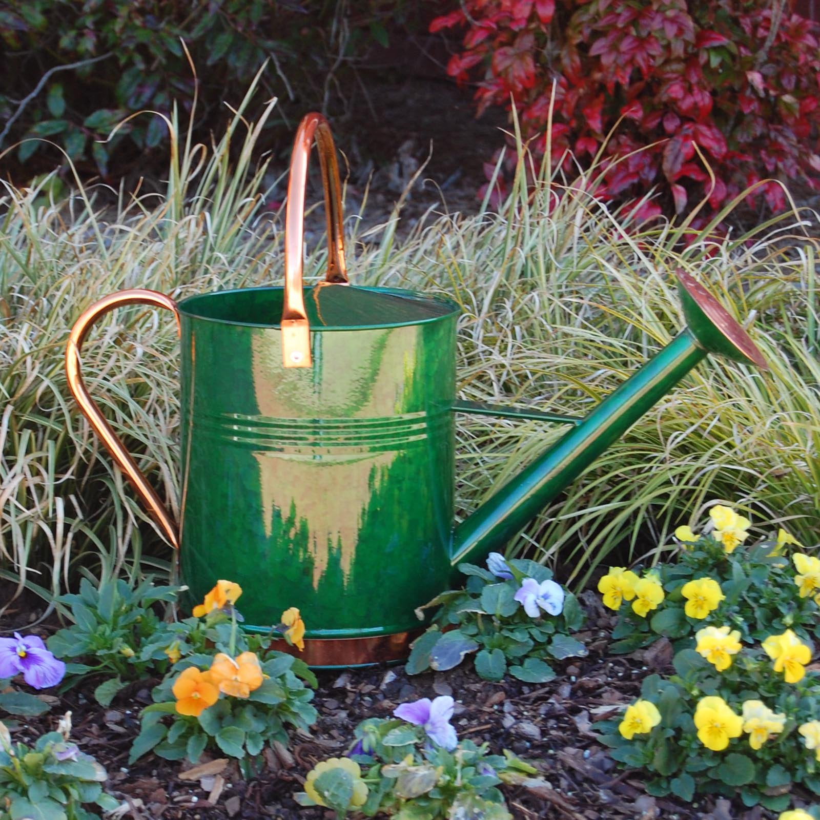 Austram-Griffith Creek Designs Deluxe Watering Can with Copper Accents by Austram Inc