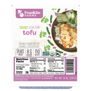 Franklin Farms Organic Extra Firm Tofu, 14 oz, Refrigerated