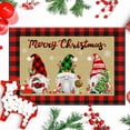 thumbnail image 4 of Christmas Placemats Set of 6, Merry Christmas Gnome Table Mats Kitchen Mat for Dining Table, Washable Linen Snowflake Gnome Dining Place Mat Table Decoration for Holiday Decor, 12 x 18inch, 4 of 6