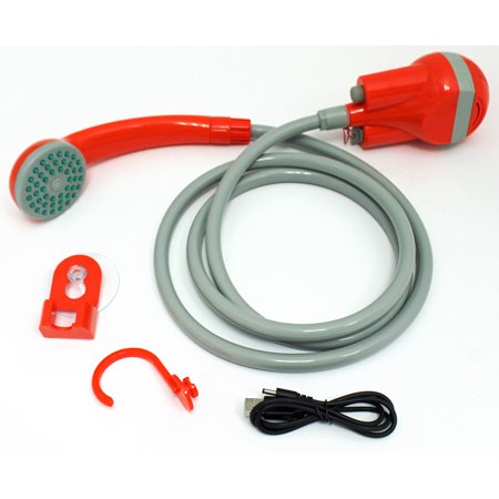 Outdoor Portable Shower Camping Rechargeable Battery Water Pump For