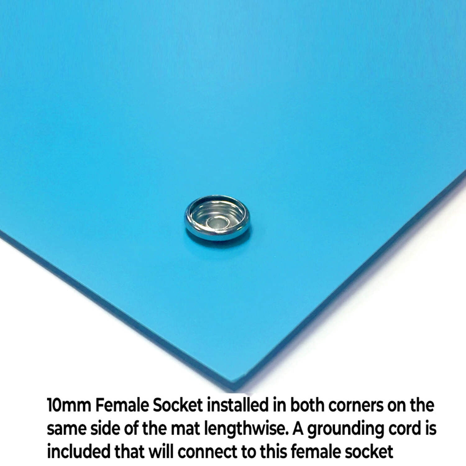 RubberSTAT D8 Anti-Static ESD Rubber Table Mat - Cut Mats