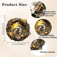 thumbnail image 3 of Forest Garland Hedgehog 2D Wooden Wall Sign Rustic Farmhouse Home Nursery Door Decor, 3 of 5