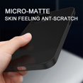 thumbnail image 4 of TPU Silicone Case Compatible with   13/Mini/Pro/Pro Max - Case Slim Soft Phone Cover with Soft Finish - Black Matte, 4 of 7