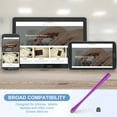thumbnail image 6 of Slim Waist Stylus Pens for Touch Screens, 2 in 1 High Sensitivity Universal Pen Purple, 6 of 7