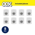 thumbnail image 4 of Ook Mirror Holders for 1/4" Depth, 20 lbs, Acrylic, Clear, Clear, 8 pack, 4 of 14
