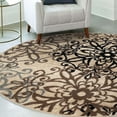thumbnail image 6 of Superior Modern Floral Scroll Pet and Kid-Friendly Indoor Area Rug, 8' Round, Multi-Colored, 6 of 6