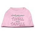 thumbnail image 1 of Tinsel In A Tangle Rhinestone Dog Shirt Light Pink Xxl (18), 1 of 1