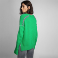 thumbnail image 3 of Suéter de moda para mujer de Zadig, jersey de punto de algodón bordado verde a la moda, jersey de cachemira para mujer con cuello redondo y manga larga para invierno, 3 of 5