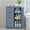 Gray, variant on Aiho Bathroom Floor Cabinet Storage Organizer Freestanding Wooden Cupboard with Door Drawers Adjustable Shelf for Small Spaces Laundry Room Kitchen Living Room Bedroom Home Office - Black