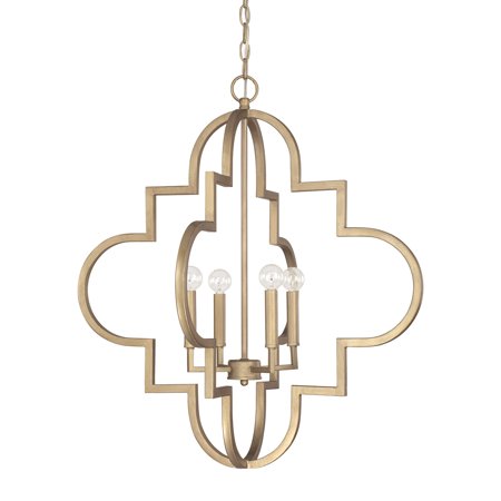 

Capital Lighting 4542 Ellis 4 Light 26 Wide Chandelier - Gold