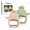 Beige&Green, variant on MONIRIXAR Silicone Baby Teether,Easy-Grip Multi-Texture Teething Toy for 0+ Months,BPA-Free,Beige
