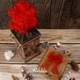 thumbnail image 3 of Cinta decorativa Ribbli roja de 3,8 cm x 18,3 m con borde metálico, 3 of 4