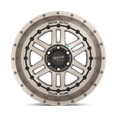 thumbnail image 4 of Moto Metal Aluminum Rim MO800 DEEP SIX 20X10in Satin Black with Bronze Tint Finish, MO80021088618N, 4 of 5