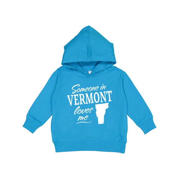 Inktastic Someone in Vermont Loves Me Toddler Hoodie