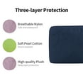 thumbnail image 4 of TFixol Portable Tablet Bag 12.5 inch Waterproof Nylon Tablet Case Multifunctional Business Leisure Briefcase Black, 4 of 7