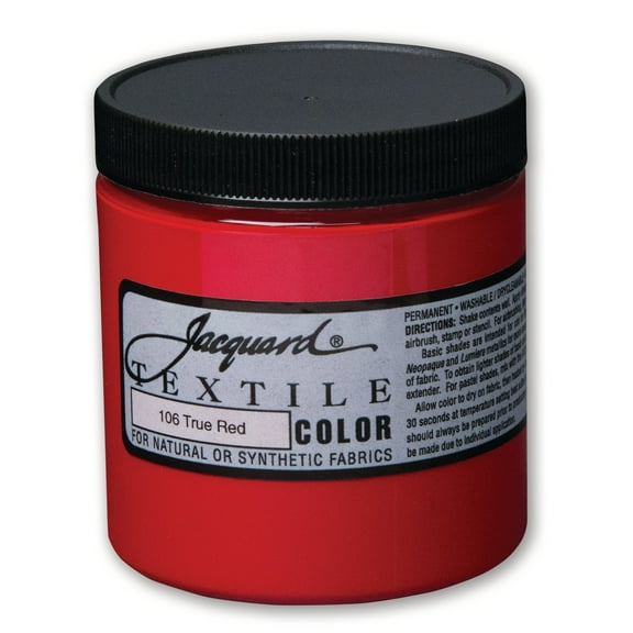 Jacquard Textile Color - Fabric Paint - (8 oz) - True Red