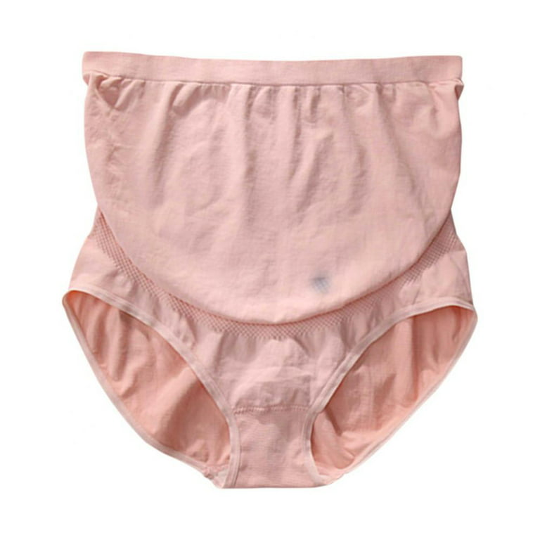 Mama Cotton Women Under the Bump Maternity Panties Breathable Knickers  Ladies Pregnancy Postpartum Underwear (Color-Multicolor-A 5 Pack - ShopStyle