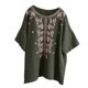 thumbnail image 4 of Vestidos Casuales Para Mujer, Blusas De Mujer De Moda Blusa informal con cuello redondo, cómoda y moderna, con mangas 3/4 y estampado para mujer, 4 of 5