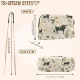 thumbnail image 4 of FORMRS Women Crossbody Purse with Chain Strap Vegan Leather Shoulder Handbag, Cowboy Pattern, 4 of 7