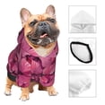 thumbnail image 3 of Balery Pink Butterfly Sudadera con Capucha para Perros Pequeños – Ropa para Mascotas, Disfraz para Perros y Gatos, Ideal para Fiestas y Cosplay-Medium, 3 of 7