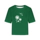 thumbnail image 2 of Camisetas Sobredimensionadas para Mujeres Gota Hombro Cuello Redondo Cultivo Top de Entrenamiento, Blusa de Verano Casual para Diario Y Fitness, 2 of 5