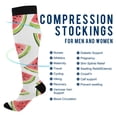 thumbnail image 2 of FORMRS Womens Knee High Socks Casual Long Thick Travel Daily Wear, 2 Pairs, Cartoon Watermelon, 2 of 6