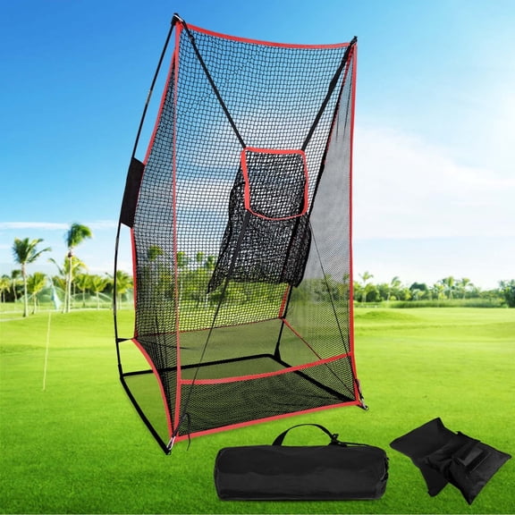Kapler 6x3 FT Football Kicking and Throwing Net, Portable QB Target Pocket