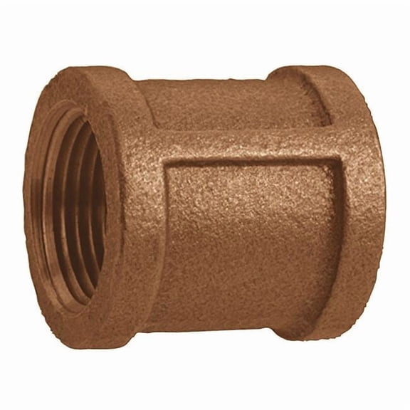 Manufacturer Varies Coupling, Red Brass, 1 in,FNPT 1VFE4