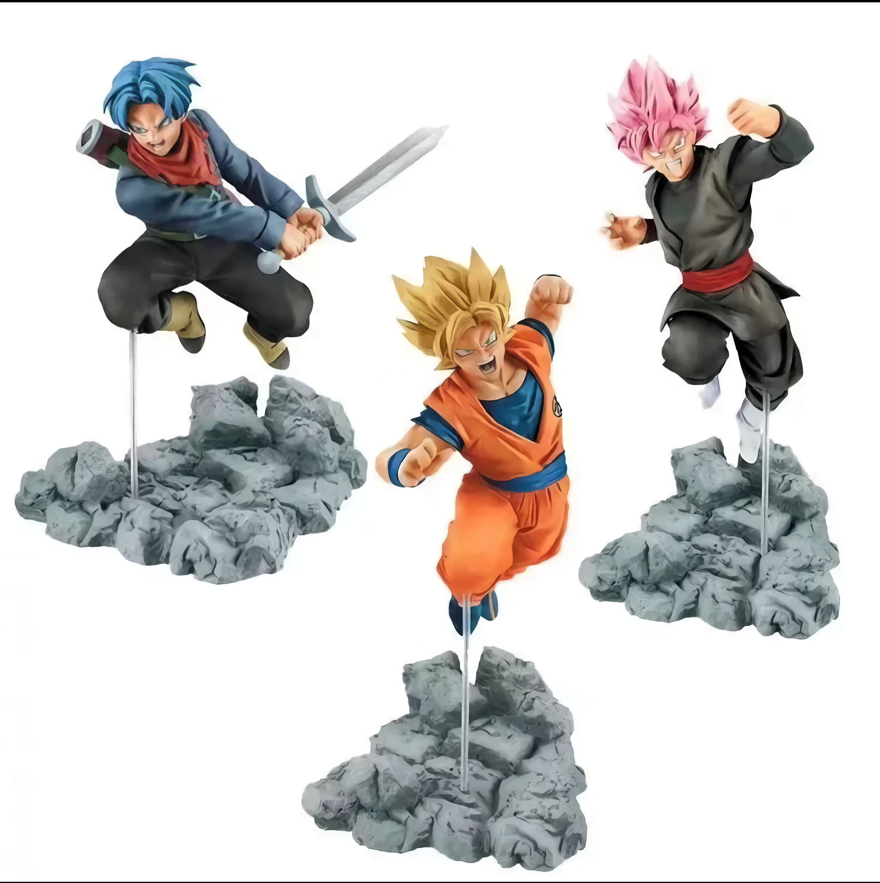 KLZO Dragon Ball Z Maximatic The Son Goku 4 Figure, 25cm, Merry Christmas  Decoraion and Gift 