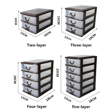 Plastic Transparent Drawer Organizer Home Kitchen Board Divider