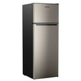 thumbnail image 4 of Upstreman 7.7 Cu.ft Top Freezer Refrigerator, 2 Door Top Mount Fridge Large Apartment Refrigerator with Freezer, SD75 Stainless Steel, 4 of 8