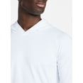 thumbnail image 4 of George Men's and Big Men's Hooded Sun Shirt with Long Sleeves, UPF 50+, Sizes S-3XL, 4 of 5