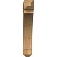thumbnail image 2 of Ekena Millwork 6"W x 32"D x 38"H Thorton Craftsman Rough Sawn Bracket, Western Red Cedar, 2 of 4