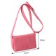 thumbnail image 3 of Bolsa De Hombro Bolsa de hombro Bordado Hilo Crossbody Solapa PU Cuero para el trabajo (Rosa roja) Tmvgtek Para Estrenar, 3 of 9