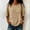 A1_Khaki, variant on HOSIA Womens Vertical Textured Patchwork Top Round Neck Half Sleeve Casual Loose Fit Summer Blouse Lightweight Comfy Flowy Plain Gauze Tunic Shirts Plus Size Beach Vacation Outfits Black L