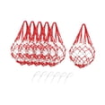 thumbnail image 2 of 6 Piezas De Red Para Sandía, Soporte Para Calabaza, Melón, Verduras, Bolsas De Malla Para Jardín, Color Rojo Y Blanco, 2 of 8