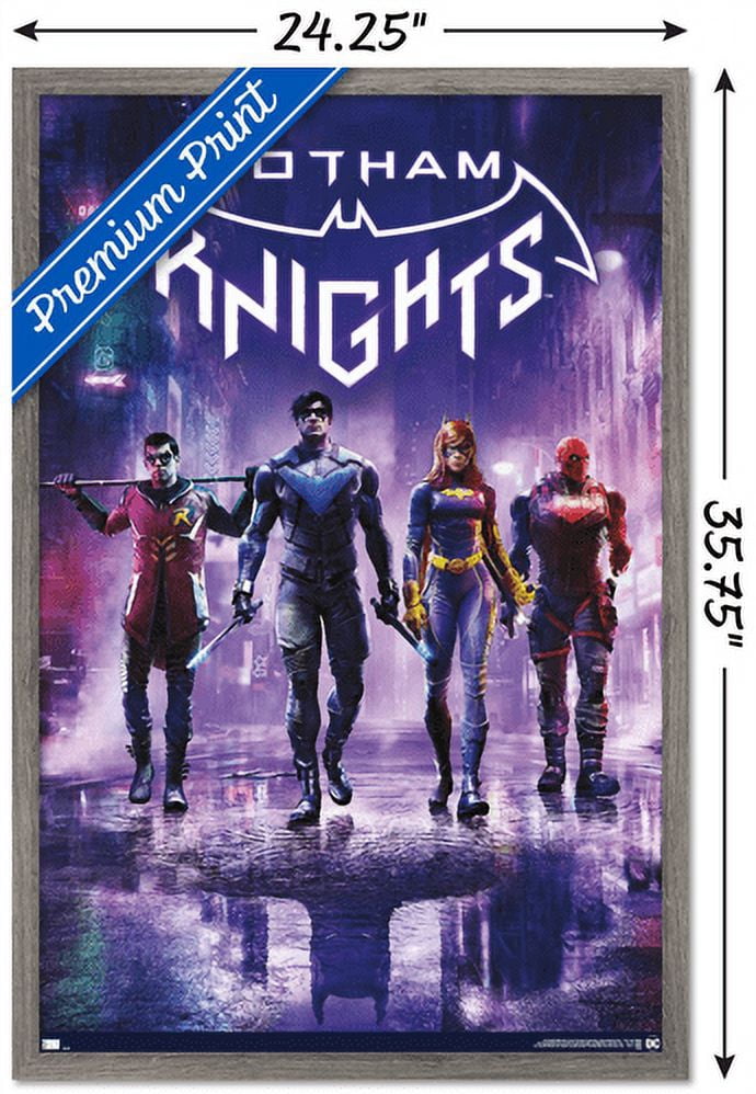 DC Comics Gotham Knights - Key Art Wall Poster, 22.375" x 34" Framed