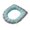 green, variant on Household Universal Toilet Seat Thickened With Handle Winter Toilet Ring Washable Sets Wear Knitted Toilet Seat