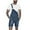 Light blue##1, variant on jsaierl Bib Overall Shorts for Men Casual Fashion Solid Breast Pocket Denim Shorts Straight Type Overalls