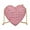 pink, variant on Heart-Shaped Sequin Crossbody Bag for Women, Retro Chain Handheld Evening Purse - Trendy Casual Daily Square Shoulder Bag