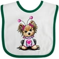 thumbnail image 3 of Inktastic Love Bug Yorkie Boys or Girls Baby Bib, 3 of 4