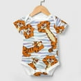 thumbnail image 3 of Winnie The Pooh Baby Boy Girl Short Sleeve Romper Clothes Bodysuit Baby Summer One Piece Jumpsuit, 3 of 8