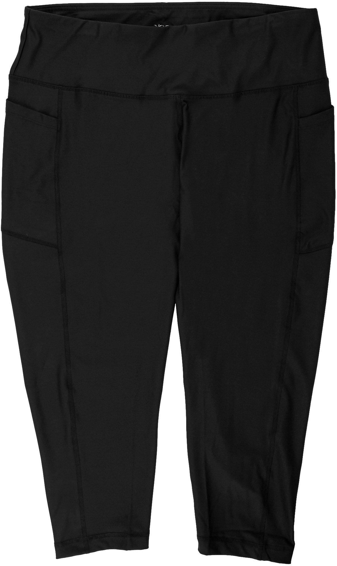Vogo Womens Solid Side Pocket Capri 