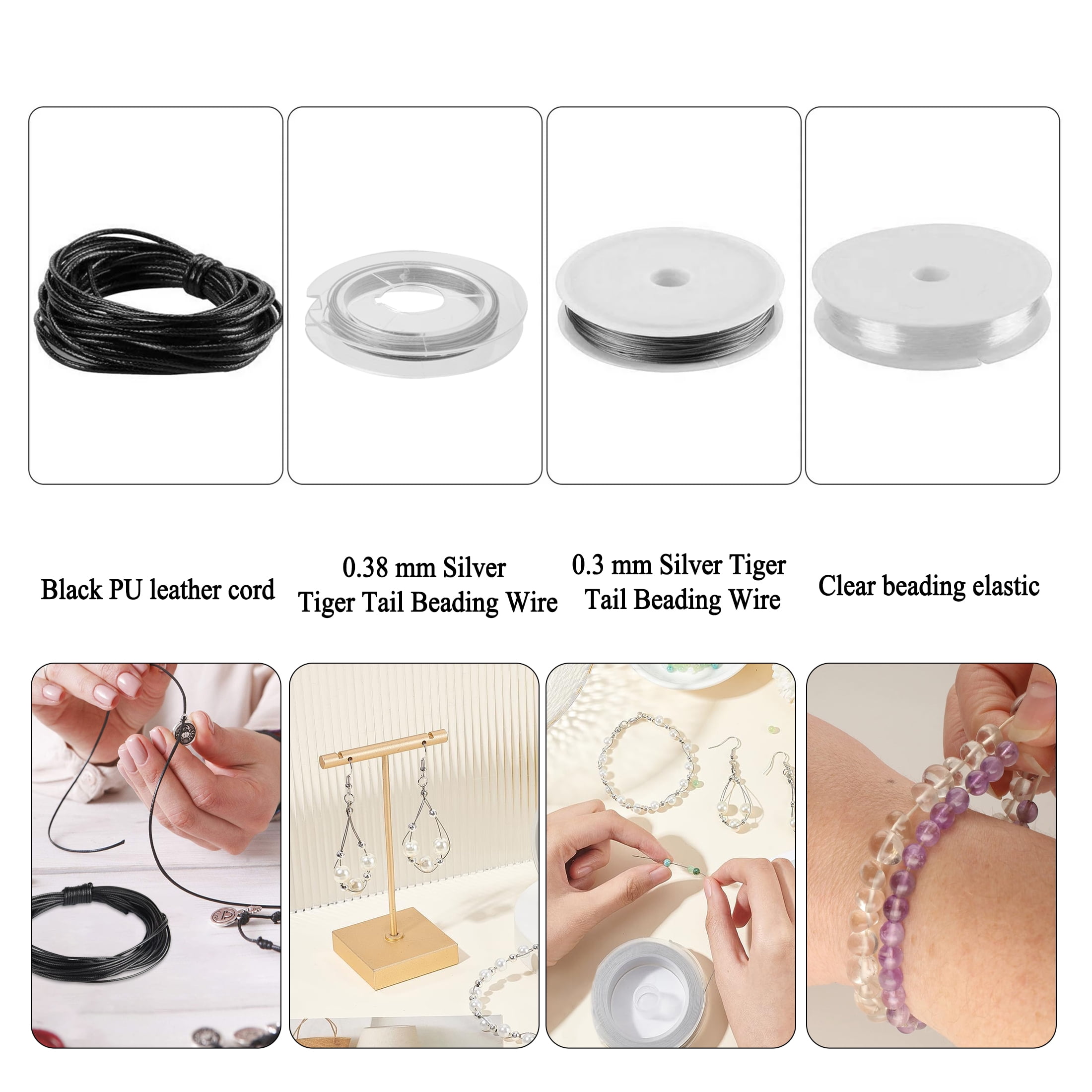 Yalumo Jewelry Making Supplies Kit, 905 Pcs Jewelry Repair Kit with Pliers Findings and Beading Wires for Adults and Beginners(Silver)