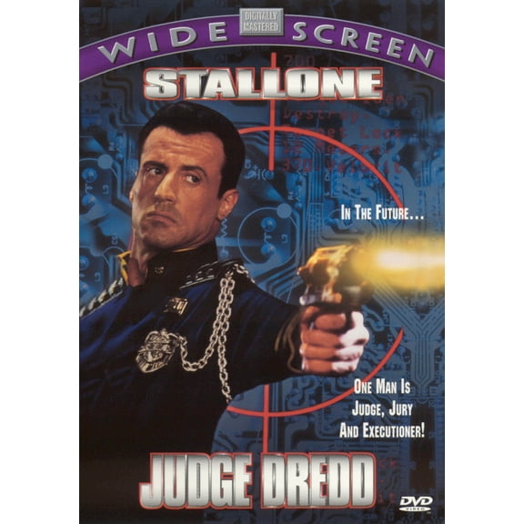 Judge Dredd, by Danny Cannon, Sylvester Stallone, Armand Assante, Diane Lane, Rob Schneider, Joan Chen, DVD, Science Fiction