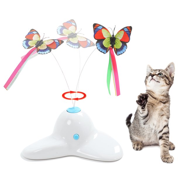 Suhaco Cat Toys, Interactive Butterfly Cat Toy,Kitten Toys for Indoor